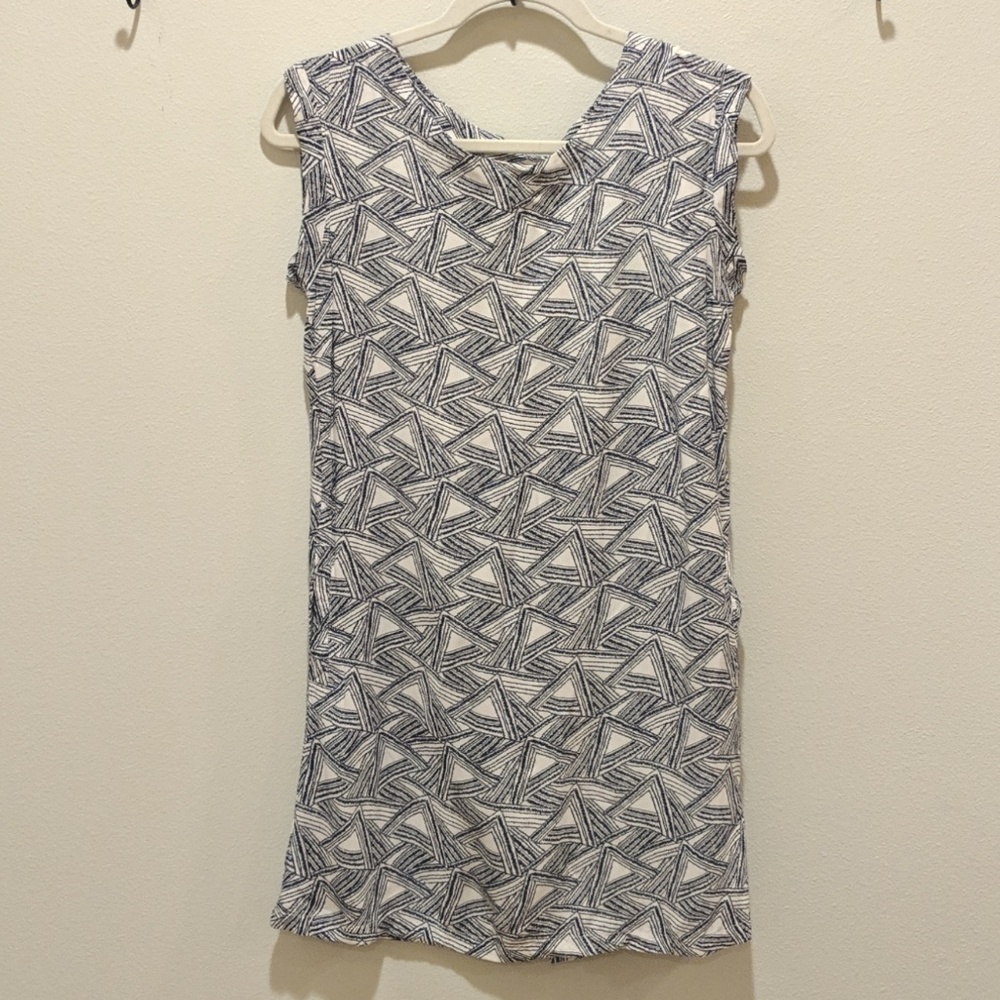 HONORE Paris Geometric Print Tunic Dress